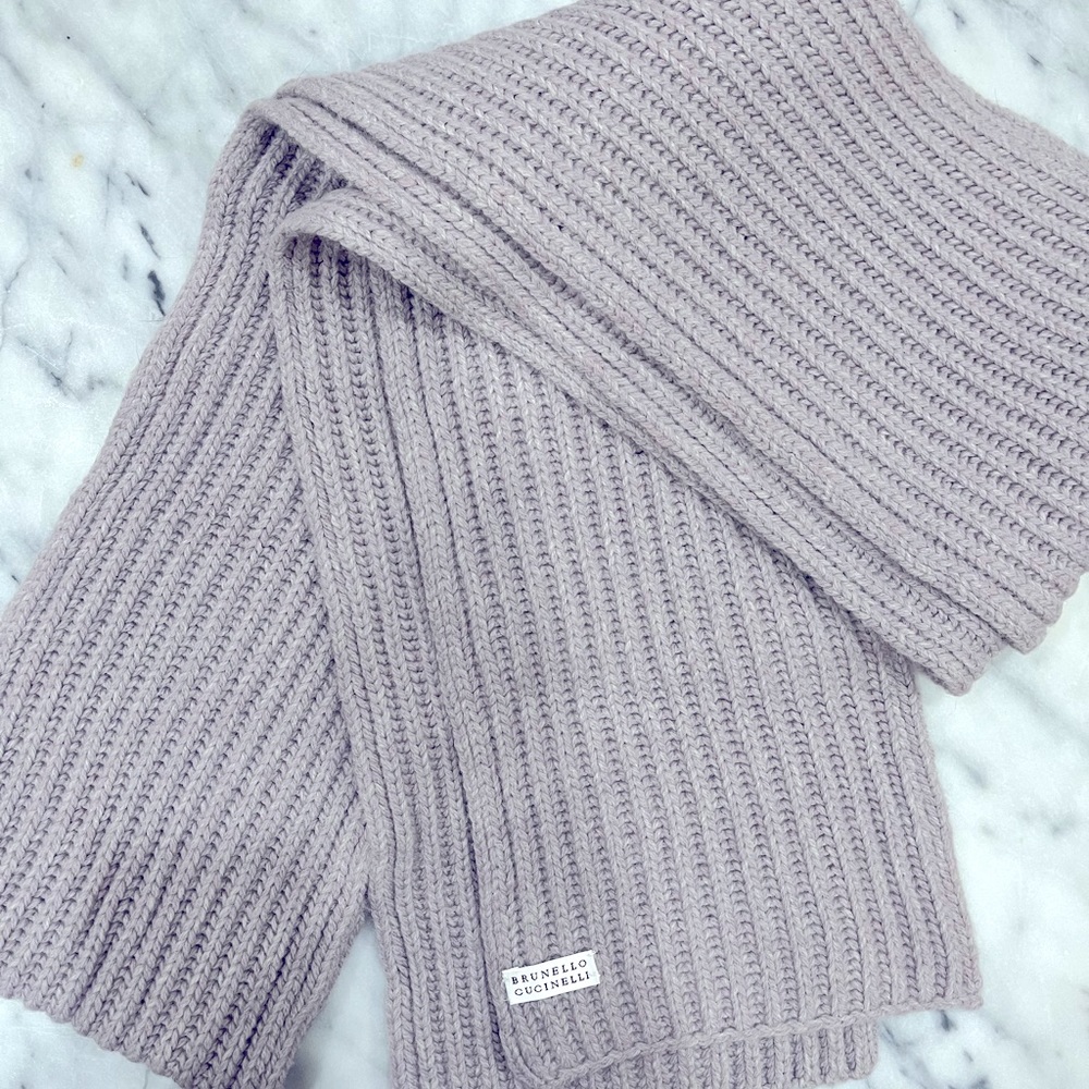 Brunello Cucinelli Cashmere extra long 120”x8” scarf